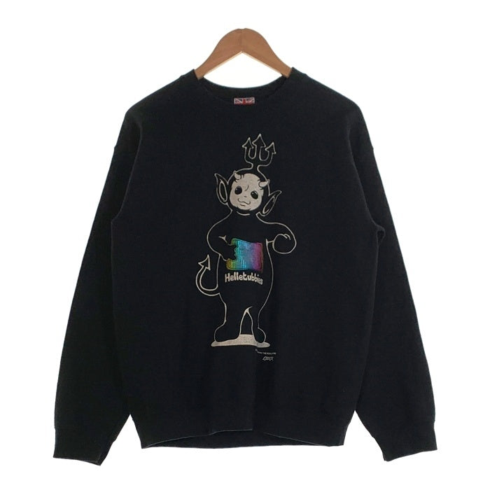 RALEIGH ラリー Fiend in Black HELLETUBBIES Say EhOh! C/N VINTAGE SWEAT クルーネックスウェット Size M相当 福生店