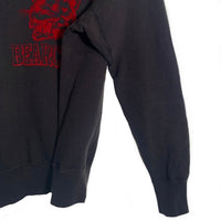 WAREHOUSE ウエアハウス Lot409 CHEHALIS BEARCATS ラグランスリーブ クルーネックスウェットトレーナー ブラック フロッキープリント Size 42 福生店