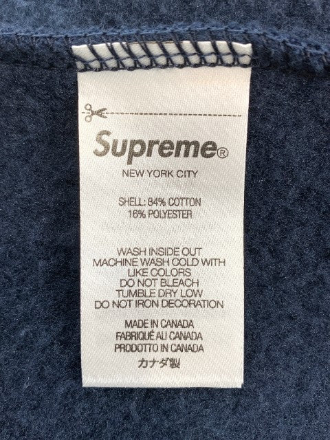 SUPREME シュプリーム 22SS Bling Box Logo Hooded Sweatshirt ボックスロゴ スウェットパーカー ネイビー Size XL 福生店