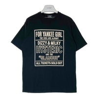 HYSTERIC GLAMOUR ヒステリックグラマー 02211CT11 YANKEE GIRLＴシャツ ブラック sizeM 瑞穂店