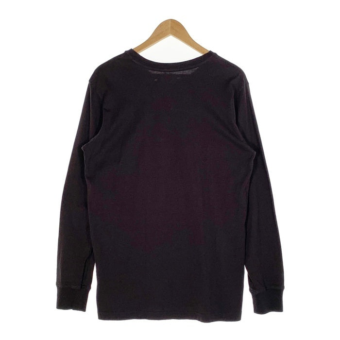 SUPREME シュプリーム 刺繡ロゴ ボーダー ロングスリーブTシャツ ネイビー Size M 福生店