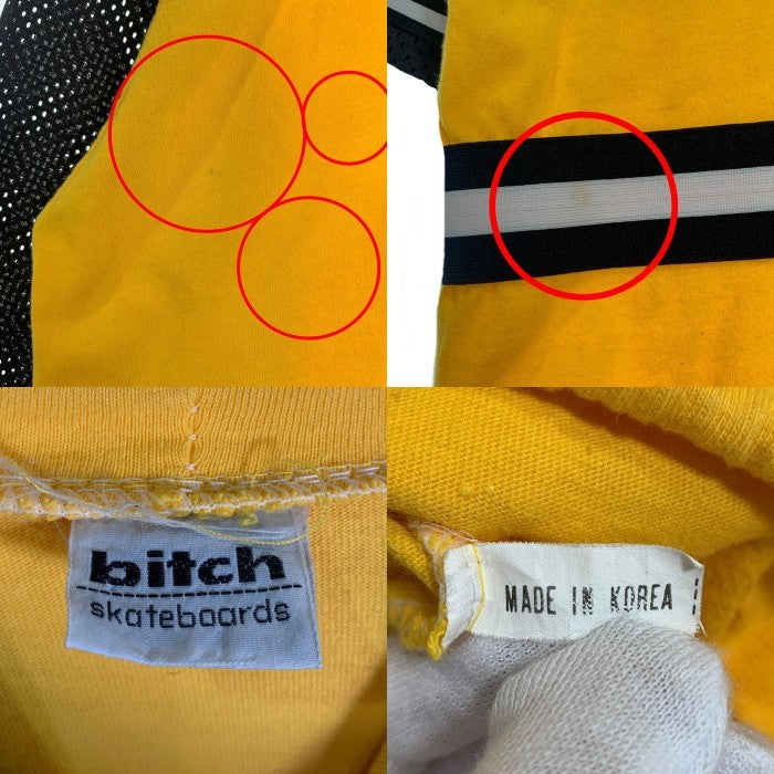 BITCH SKATEBOARDS ビッチスケートボード メッシュ ラグランスリーブ パーカー Size M相当 福生店