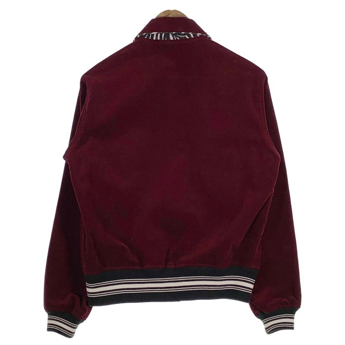GROOVIN HIGH グルービンハイ コーデュロイ スタジャン ジャケット スナップボタン ボルドー Size M 福生店