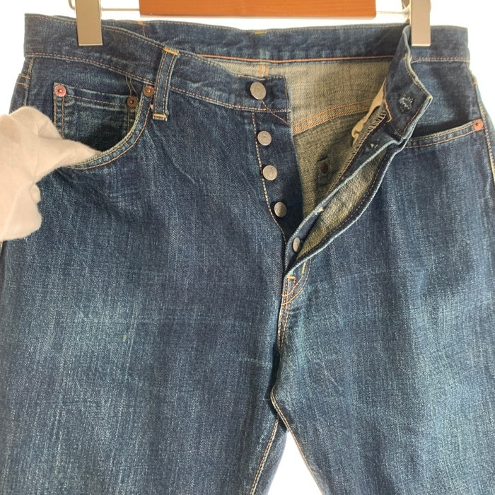 OMNIGOD オム二ゴッド ボタンフライ 赤耳 セルビッチ デニムパンツ インディゴ 50-010A Size W34 L33 福生店