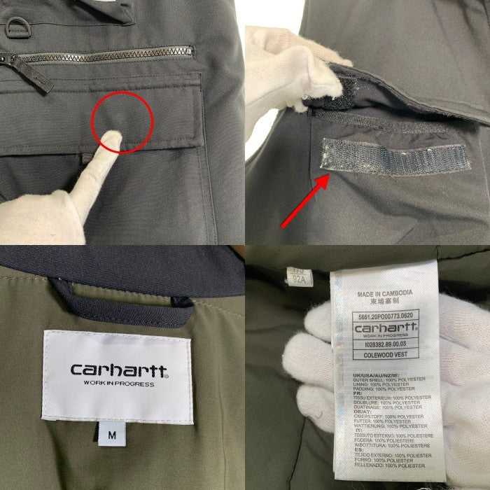 CARHARTT WIP カーハート ワークインプログレス COLEWOOD VEST ポリエステル ベスト ブラック I028382.89.00.03 Size M 福生店