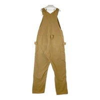 FREEWHEELERS フリーホイーラーズ GREAT LAKES WOODMAN BIB OVERALL ダック地 ビブ オーバーオール イエローブラウン Size 34-34 瑞穂店