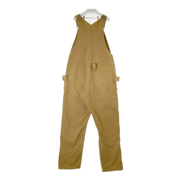 FREEWHEELERS フリーホイーラーズ GREAT LAKES WOODMAN BIB OVERALL ダック地 ビブ オーバーオール イエローブラウン Size 34-34 瑞穂店