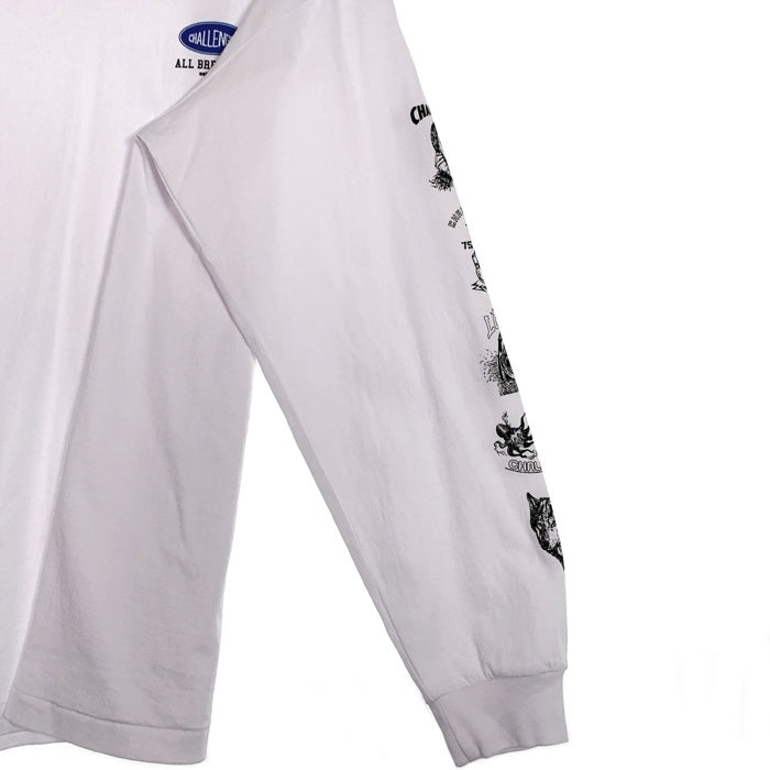CHALLENGER チャレンジャー 15th ART L/S TEE 15周年 店舗限定 ロンT ロングスリーブ 長袖 Tシャツ ホワイト CLG-TS 024-039 SIze L 福生店
