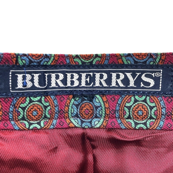 BURBERRYS バーバリーズ 小紋柄 スカート ボルドー size7AR 瑞穂店