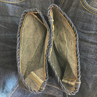 INDIGO VEINS DENIM BASE インディゴヴェインズ デニムベース GBG 001 JEANS ボタンフライ デニムパンツ インディゴ Size 29 瑞穂店