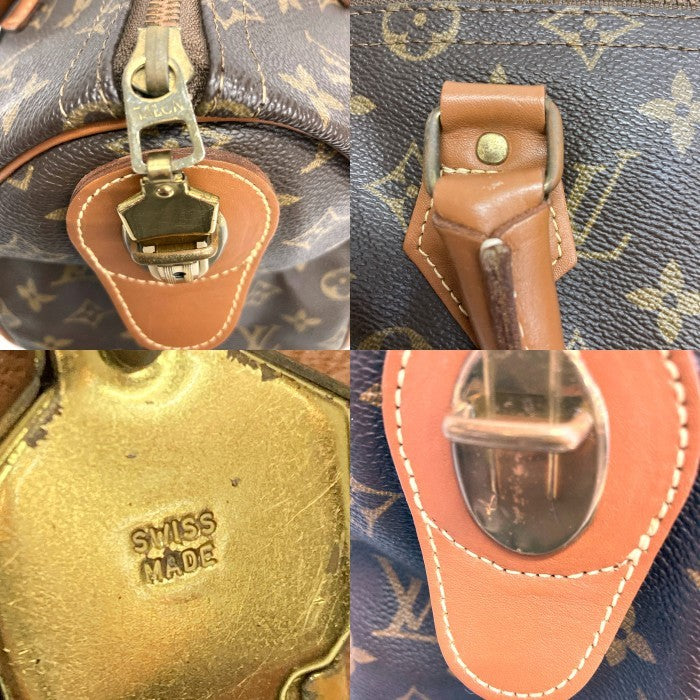 ルイヴィトン　ハンドバッグ　プチバケットモノグラム　ブラウン　ヌメ革　ゴールド LOUIS VUITTON 中古 ルイヴィトン プチ・バケット モノグラム