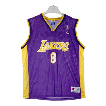 Champion チャンピオン ロサンゼルス・レイカーズ コービー・ブライアント ゲームシャツ パープル size40 瑞穂店
