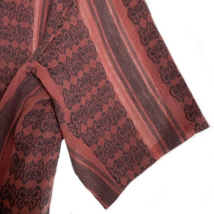 Needles ニードルズ CABANA SHIRT コットン オープンカラーシャツ 半袖 ピンク MR242 Size L 福生店