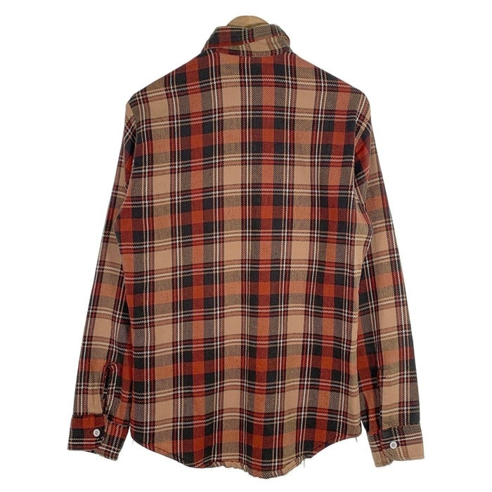 70's BIG MAC ビッグマック フランネルチェックシャツ レッド ベージュ Size S 福生店