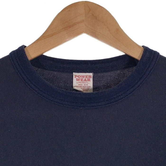 FREEWHEELERS フリーホイーラーズ POWER WEAR ボーダー切替 ポケット 七分袖 ロングスリーブTシャツ ネイビー Size M 福生店