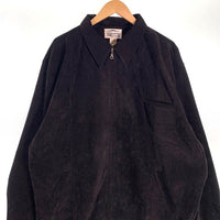 90's~ COUPE DELUX コープデラックス ジップアップジャケット ダークブラウン 中国製 Size XL 福生店