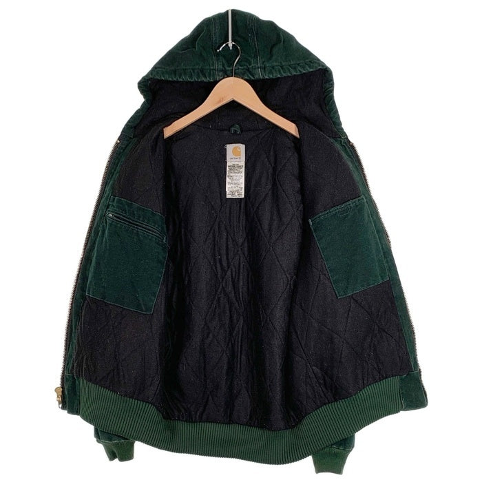 00's CARHARTT カーハート DUCK ACTIVE JACKET ダック アクティブジャケット グリーン J130 SPC Size Small Regular 福生店