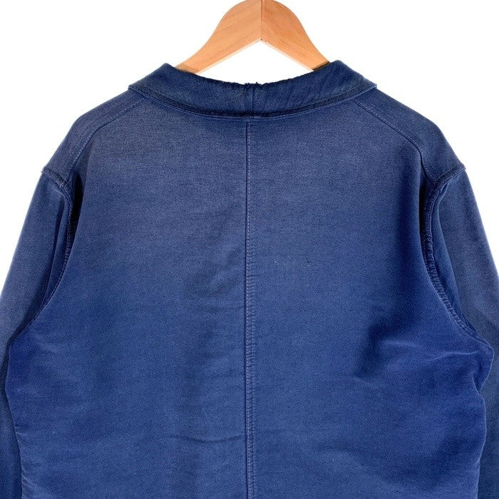 70's モールスキン French Work Jacket フレンチ ワーク ジャケット ブルー Size XL相当 福生店