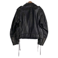 Schott ショット 125 レザーダブルライダースジャケット ブラック ライナー無 YKKファスナー Size 44 福生店