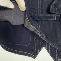 SUGAR CANE シュガーケーン ウォバッシュストライプ ワークベスト ネイビー  Size 40 福生店