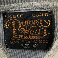 FREEWHEELERS フリーホイーラーズ 1930s STYLE SET-IN CUT OFF SWEAT セットイン カットオフ スウェット 半袖 グレー Size 42 福生店