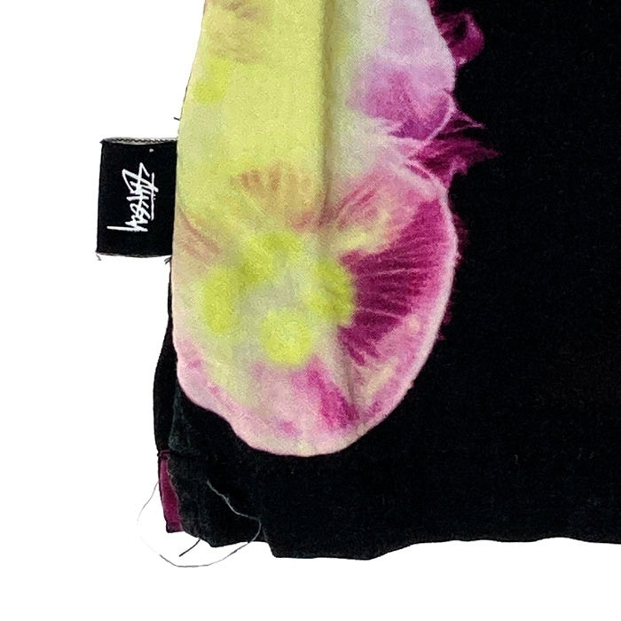 STUSSY ステューシー JELLY FISH PRINTED SHIRT クラゲプリント オープンカラーシャツ ブラック sizeM 瑞穂店