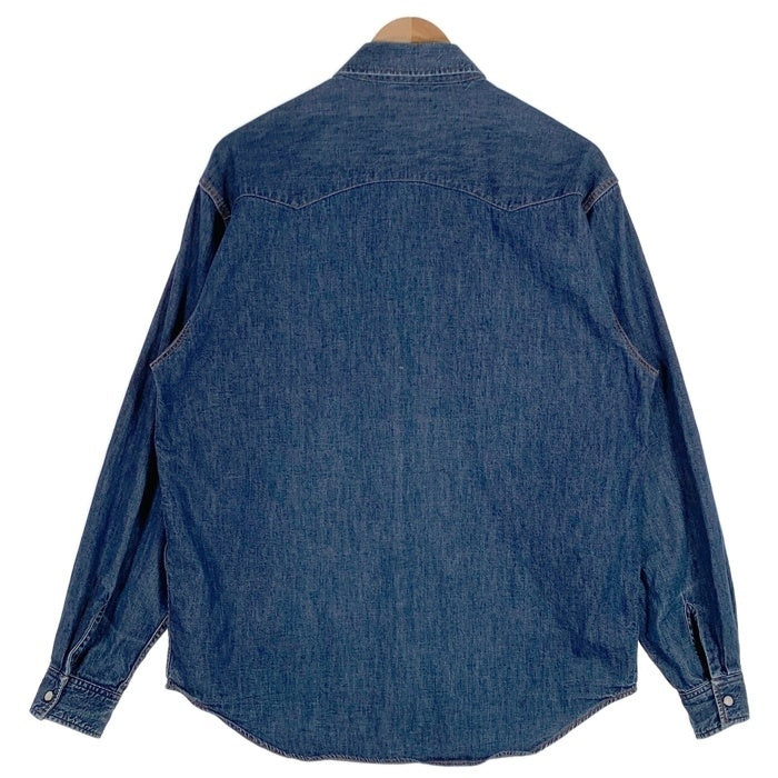 90's Levi's リーバイス ORANGE TAB オレンジタブ デニム 長袖 ウエスタンシャツ インディゴ J36 JT227 07 99 Size L 福生店