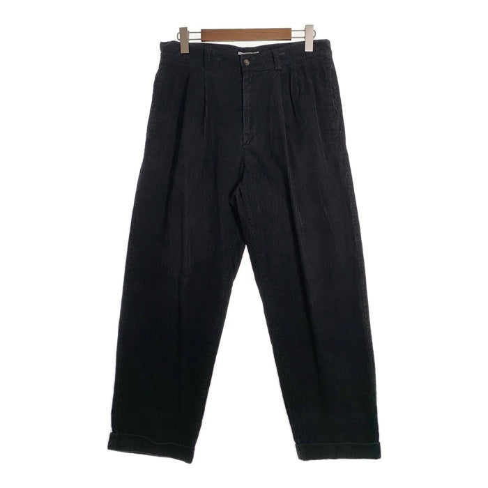 00's OLD NAVY オールドネイビー タック コーデュロイパンツ ブラック Size 34 福生店