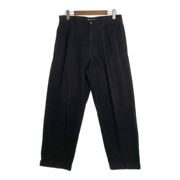 00's OLD NAVY オールドネイビー タック コーデュロイパンツ ブラック Size 34 福生店