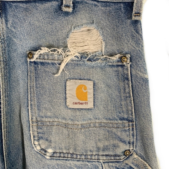 Better With Age ベターウィズエイジ カーハートリメイク デニムダブルニーペインターパンツ インディゴ Size 30×30 福生店