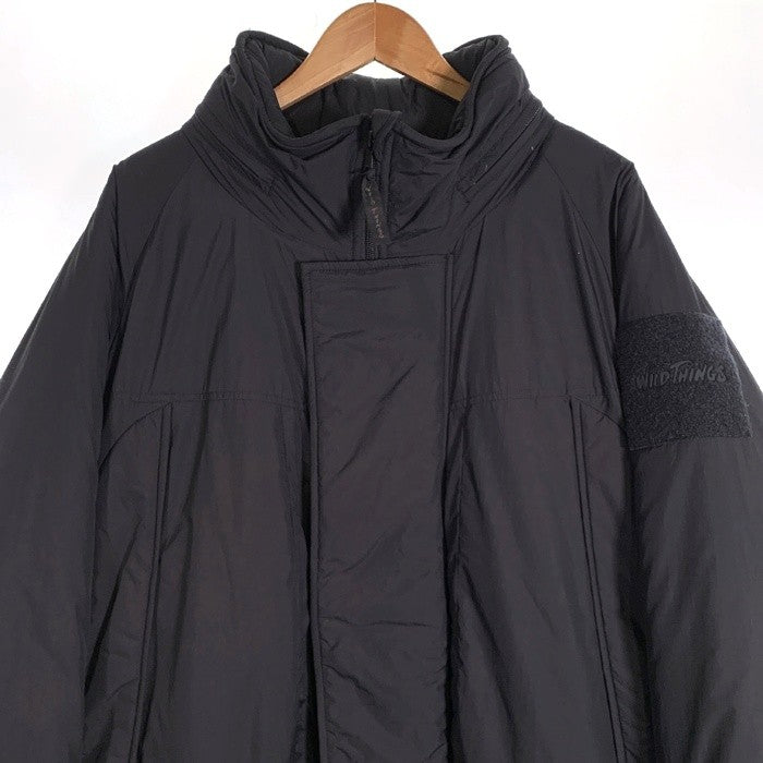 WILD THINGS ワイルドシングス 24AW MONSTER PARKA モンスターパーカ プリマロフト 中綿 ジャケット ブラック WT242-01 Size ASIA L 福生店