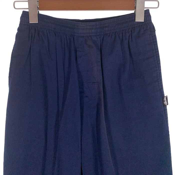 80's STUSSY ステューシー コットン ビーチパンツ イージー ネイビー USA製 Size XS 福生店
