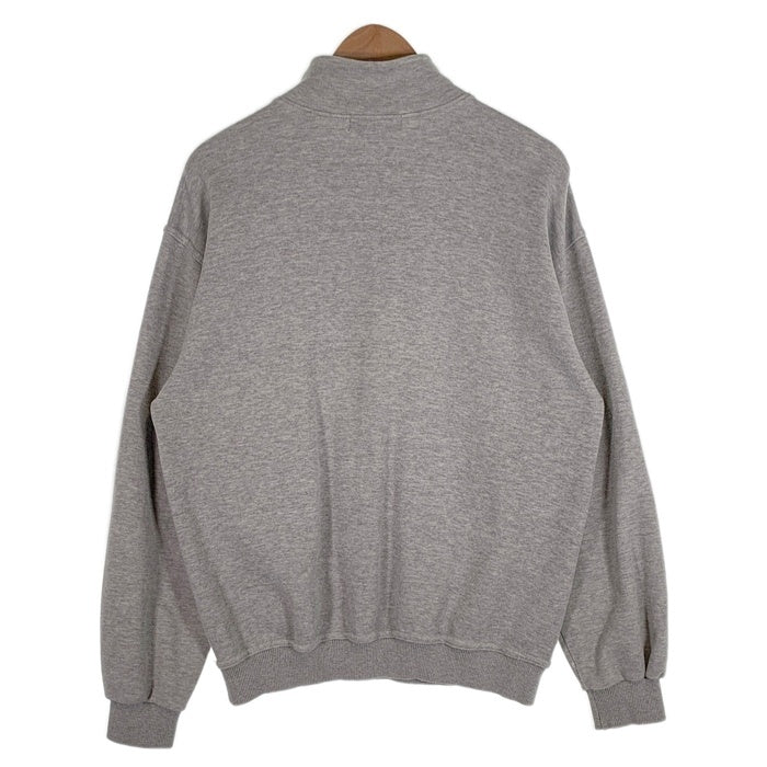 Burberrys バーバリー ハーフジップ プルオーバートップ グレー ノバチェック コットン イングランド製 Size L 福生店