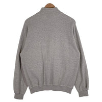Burberrys バーバリー ハーフジップ プルオーバートップ グレー ノバチェック コットン イングランド製 Size L 福生店