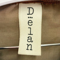 Delan デラン スタンドカラー レザージャケット ブラウン size52 瑞穂店