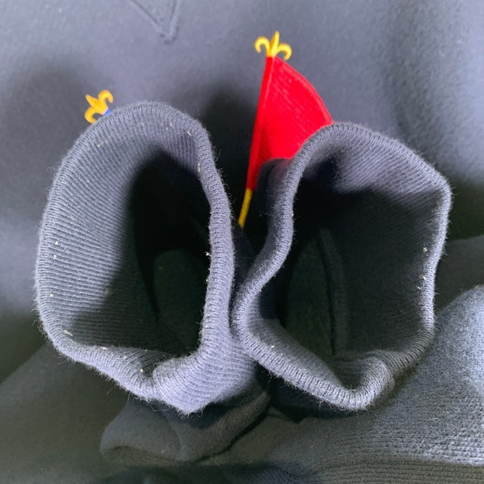 POLO RALPH LAUREN ポロ ラルフローレン クロスフラッグ クルーネック スウェット トレーナー ネイビー Size M 福生店