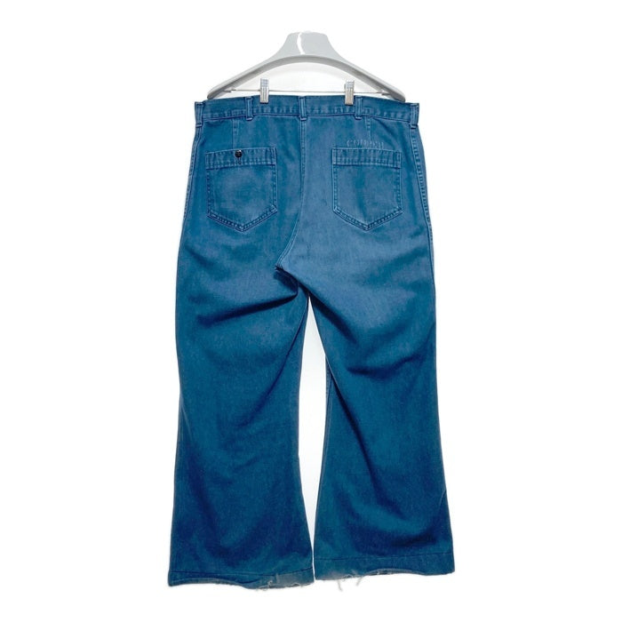 90's U.S.NAVY 米海軍 デニム セーラーパンツ フレア インディゴ 8405-01-074-4897 90年会計 Size 36R 瑞穂店