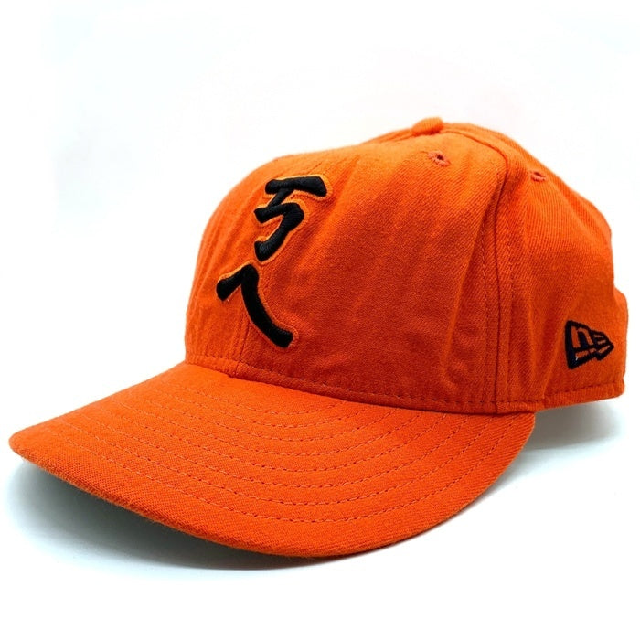 90's New Era ニューエラ 59FIFTY NBA ニューヨーク・ニックス ウールベースボールキャップ 注音符号 オレンジ USA製 Size 7 3/8 (58.7cm) 福生店