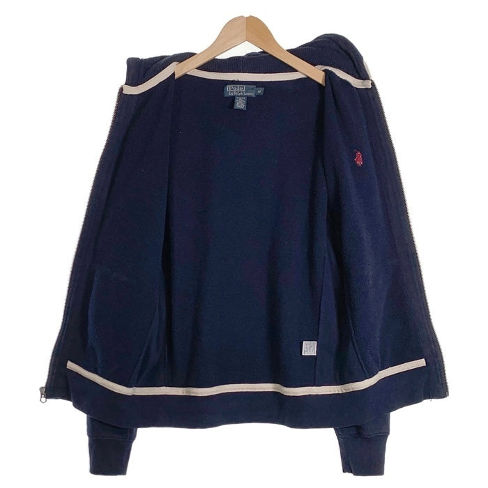 Polo By Ralph Lauren ポロラルフローレン ジップアップ フーディー スウェットパーカー ネイビー Size M 福生店