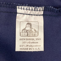 BEN DAVIS ベンデイビス USA製 ハーフジップ プルオーバーシャツ ネイビー sizeXL 瑞穂店