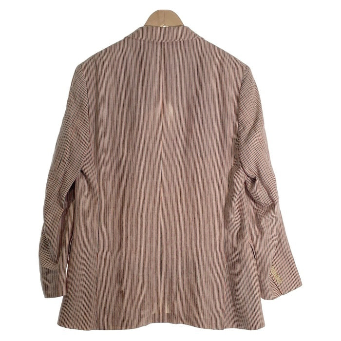 Brooks Brothers ブルックスブラザーズ リネン マルチストライプ 3B テーラードジャケット イタリア製 肩パッド Size L 相当 福生店