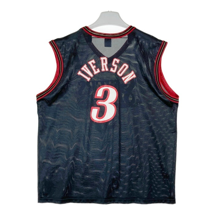 Champion チャンピオン 90s SIXERS IVERSON ユニフォーム ゲームシャツ ブラック sizeL 瑞穂店