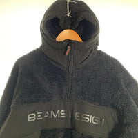 TIGORA ティゴラ BEAMS DESIGN ハーフジップ プルオーバーフリースジャケット パーカー ブラック TR-9P1701FJ Size XL 福生店