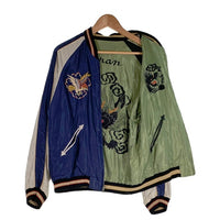 TAILOR TOYO テーラー東洋 SOUVENIR JACKET スーベニアジャケット スカジャン リバーシブル アセテート レーヨン ネイビー グリーン TT13608 Size M 福生店