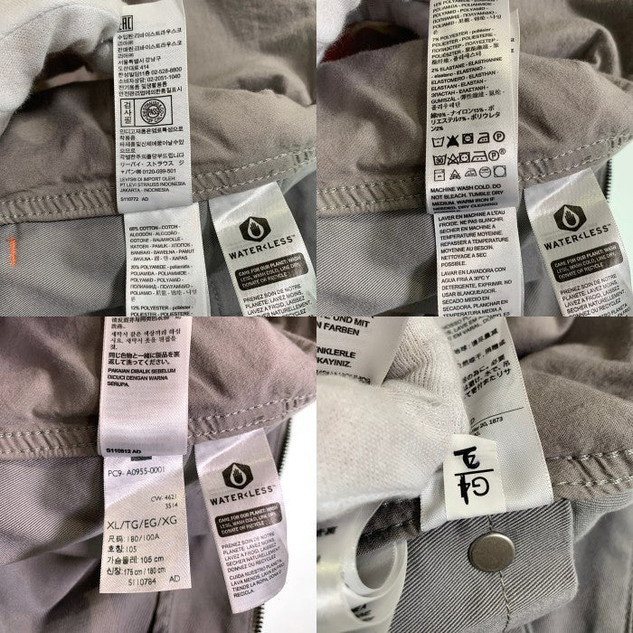 Levi's リーバイス SKATE ハンターズジャケット ジップアップ カバーオール チノツイル グレー オレンジ PC9-A0955-0001 Size XL 福生店