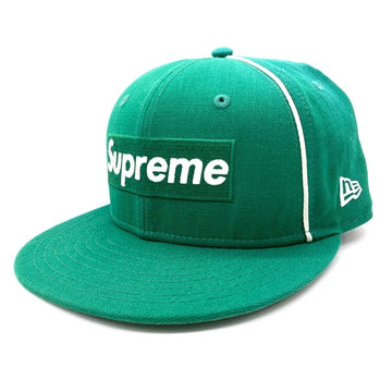 Supreme シュプリーム 17SS Box Logo Piping New Era Cap ニューエラ 59FIFTY グリーン size7 1/8 瑞穂店