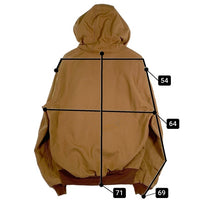 CARHARTT カーハート DUCK ACTIVE JACKET アクティブジャケット ブラウン J131-BRN USA製 Size L 福生店