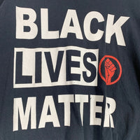 BLACK LIVES MATTER ブラックライヴズマター プリントTシャツ ブラック Size 2XL 福生店