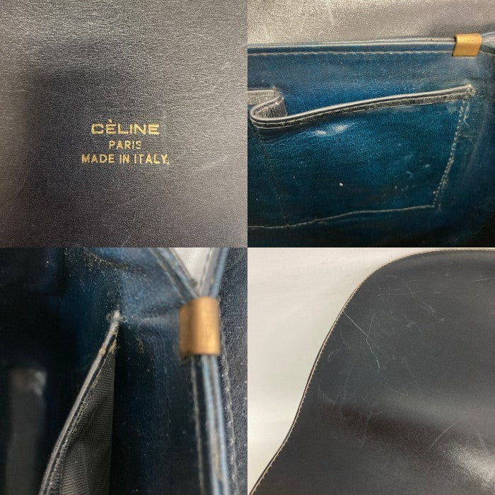 CELINE セリーヌ OLD 馬車柄 ジャガード ショルダーバッグ