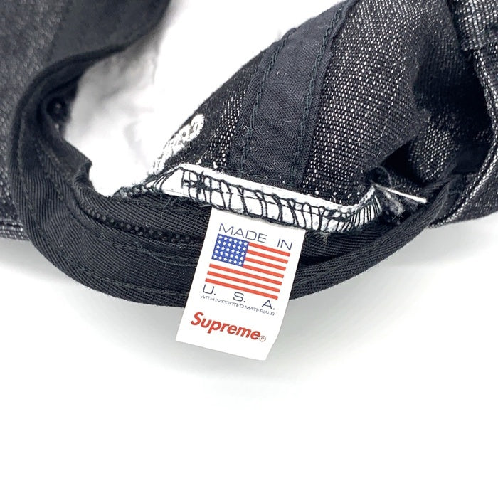 SUPREME シュプリーム 25SS Cordura Denim S Cap 6-Panel コーデュラデニム Sロゴ 6パネルキャップ ブラック 福生店